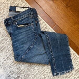 Women's Rag & Bone Blue Distressed Jeans
